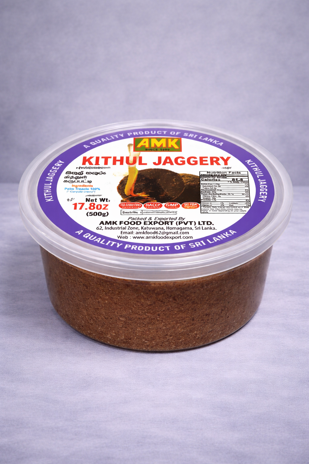 AMK Kithul Jaggery Cup (500g/17.8oz)