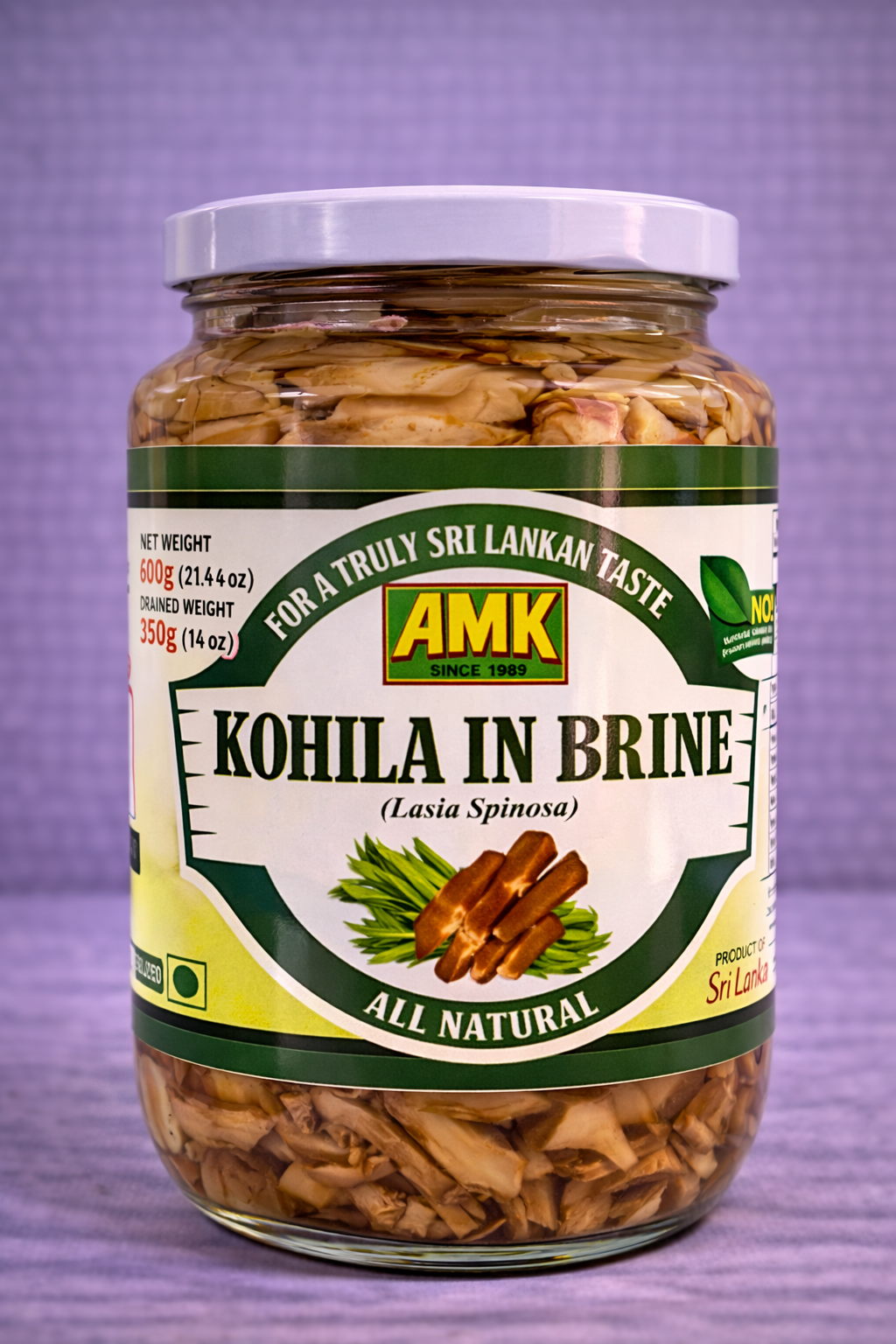 AMK Kohila (Lasia Spinosa) in Brine (600g)