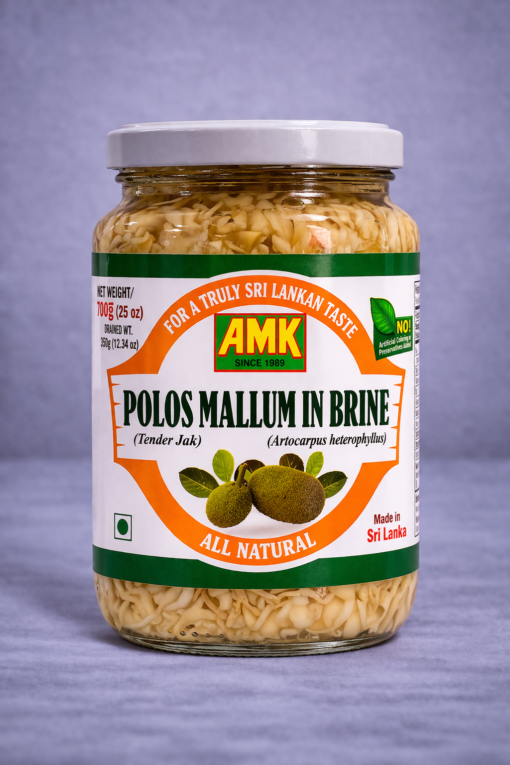 AMK Polos Mallum in Brine – Tender Jak (700g)