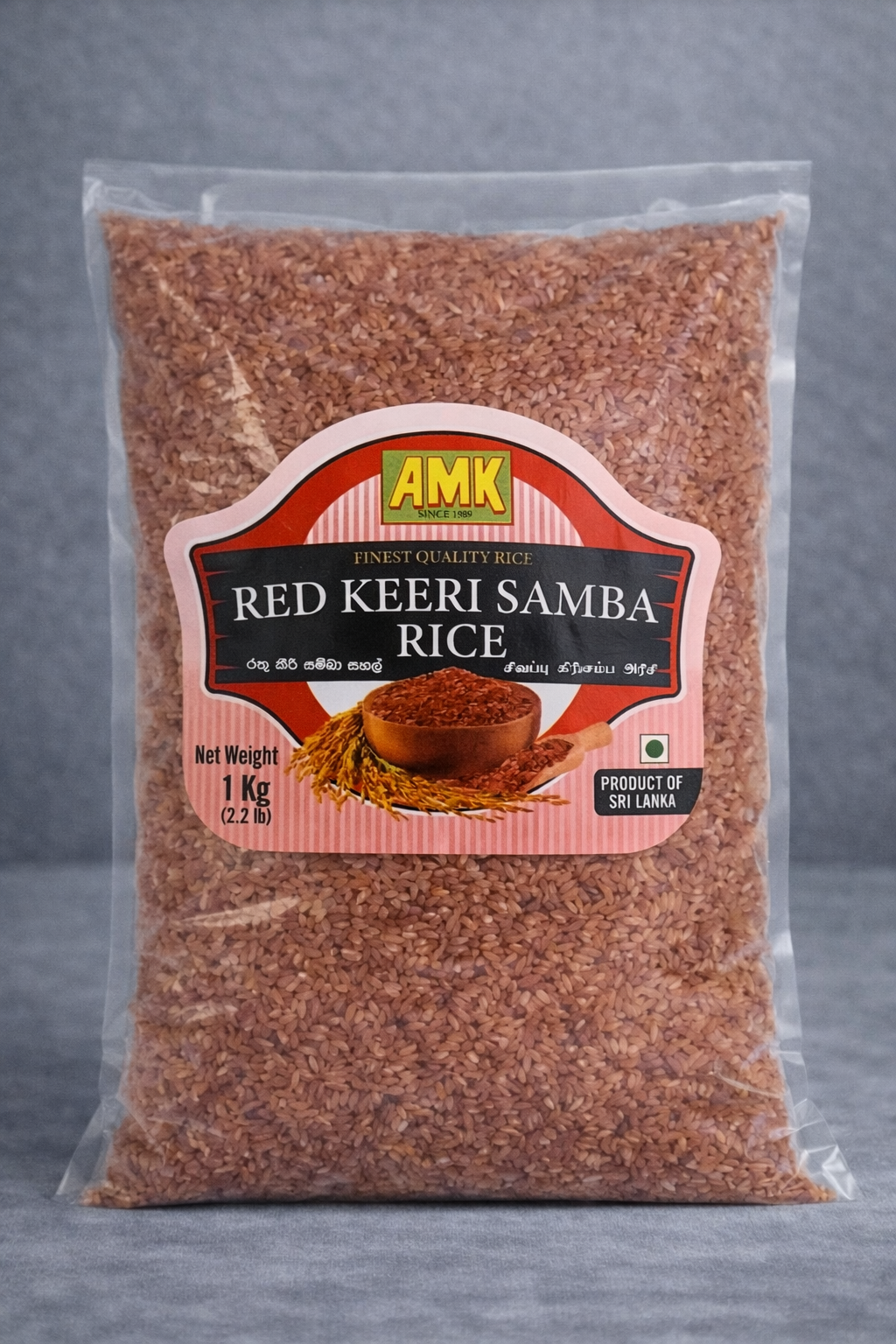 AMK Red Keeri Samba Rice (1Kg)